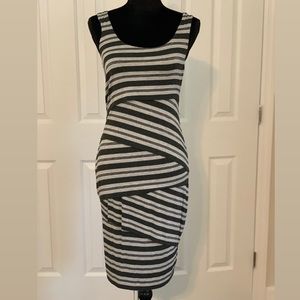 Anthropology cross panel dress